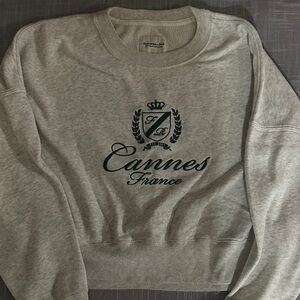 Abercrombie & Fitch Soft Gray Sweatshirt